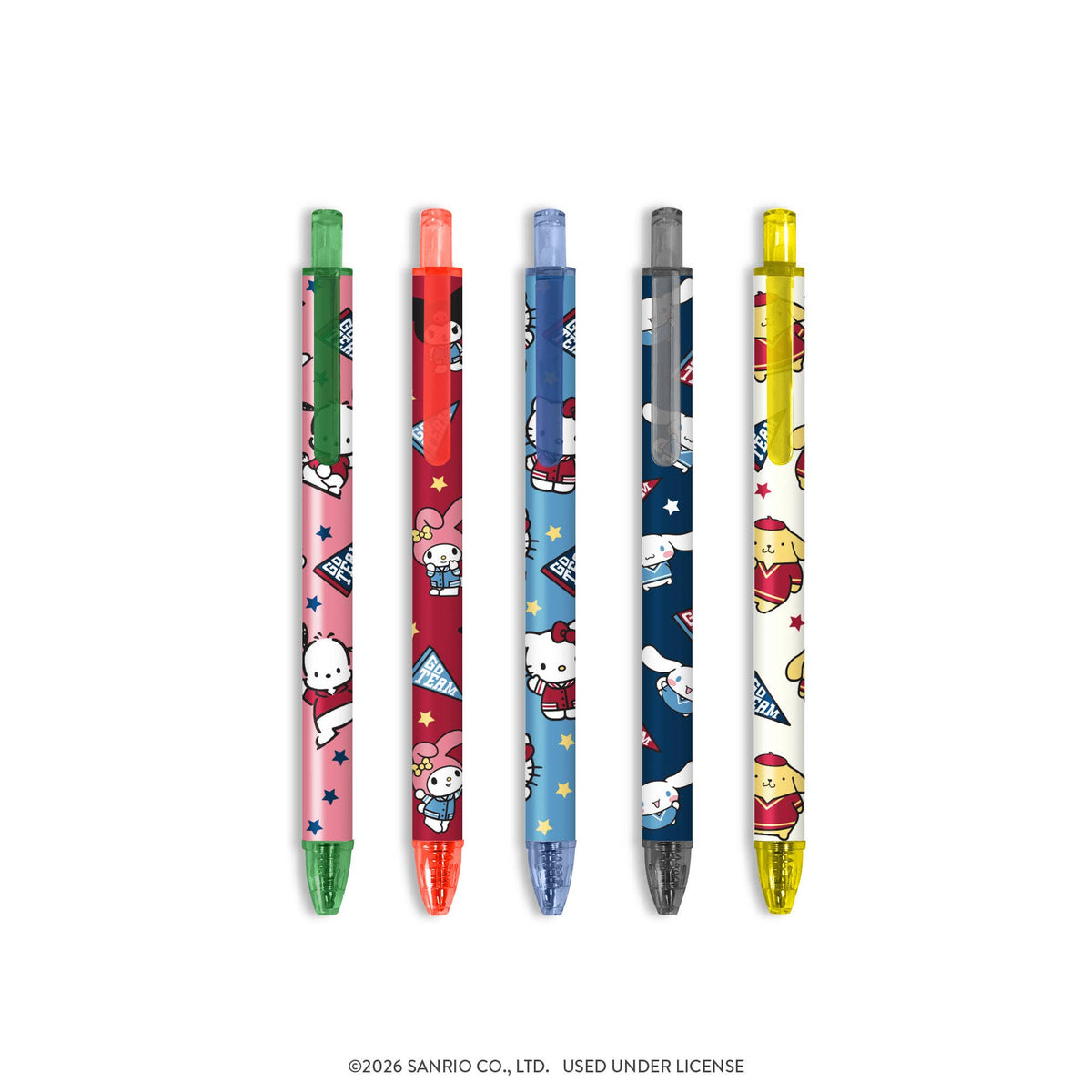 Hello Kitty and Friends Varsity Gel Pen Set