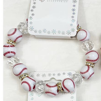 Sports Theme Stretch Bracelet