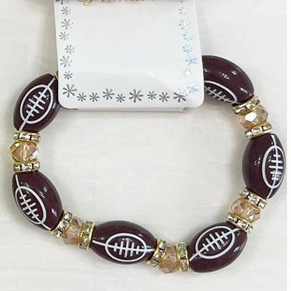 Sports Theme Stretch Bracelet