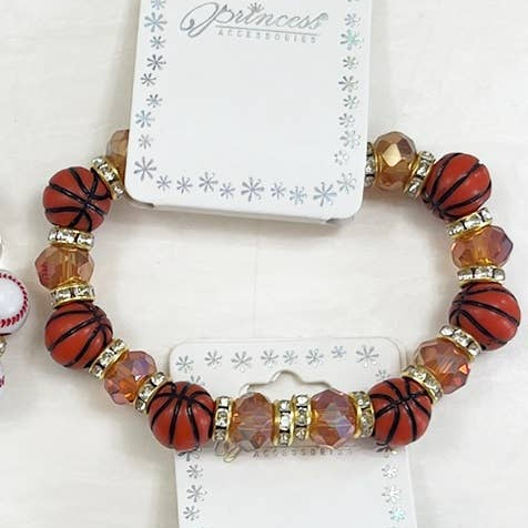 Sports Theme Stretch Bracelet