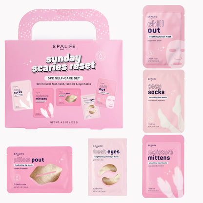Sunday Scaries Reset Self-Care Gift Set (5 pc)