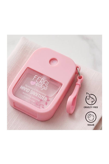 Scented Hand Sanitizer Spray with Silicone Keychain Case
