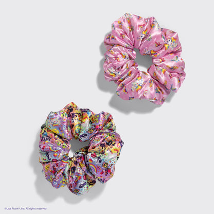 Lisa Frank x Kitsch Satin Pillow Scrunchies (Set of 2)