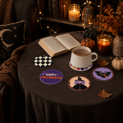Halloween Diamond Art Coaster Kit - Hocus Pocus