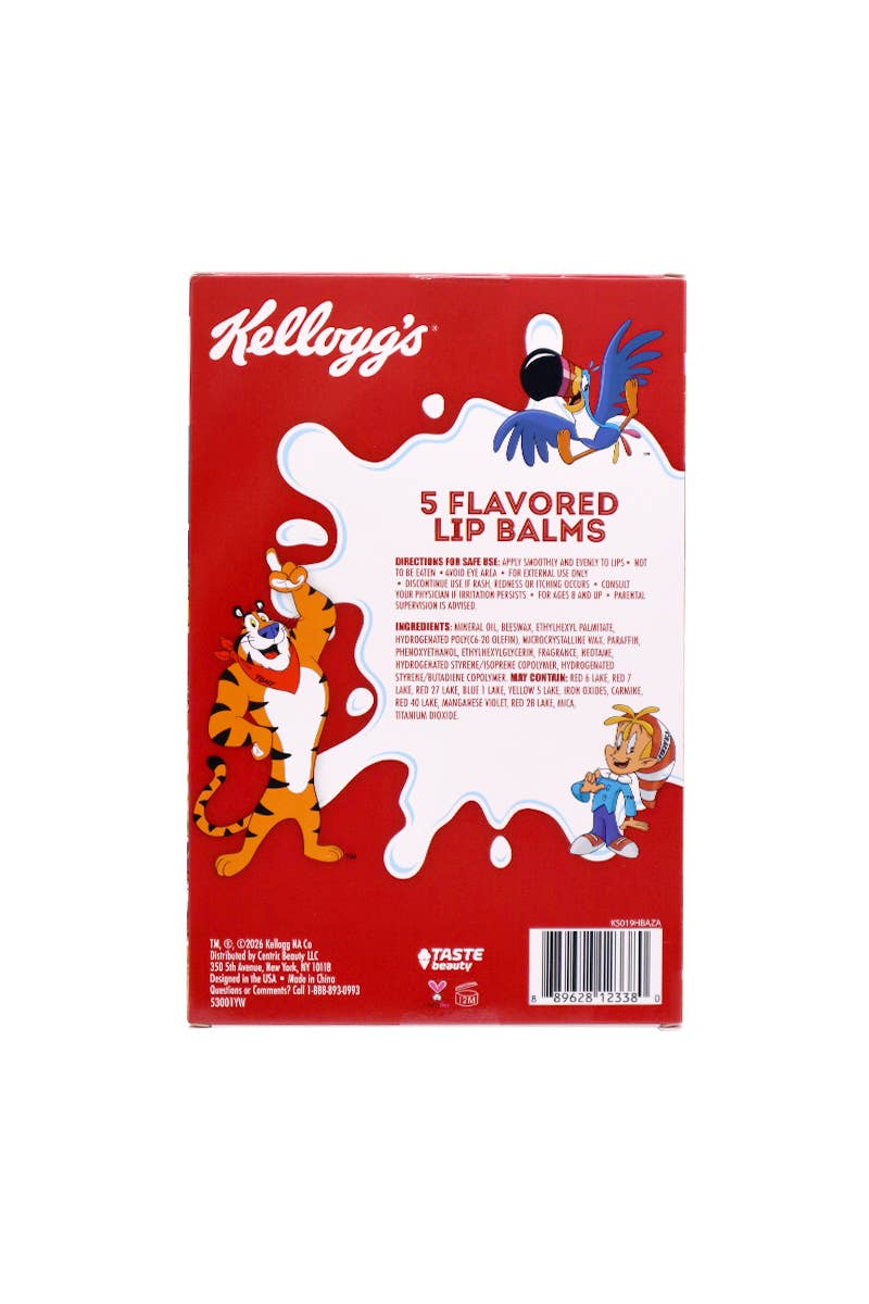 Kellogg's Cereal Flavored Lip Balm Set