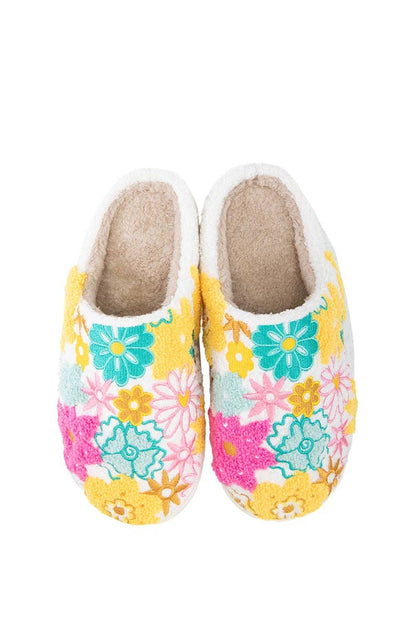 Spring Flowers Cozy Slippers