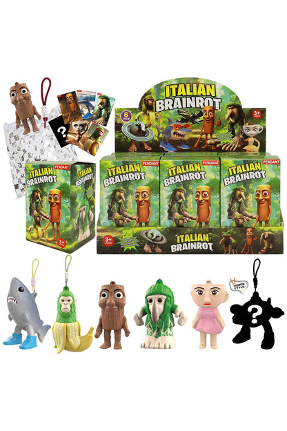 Brain Rot Figurine Lanyard Mystery Box