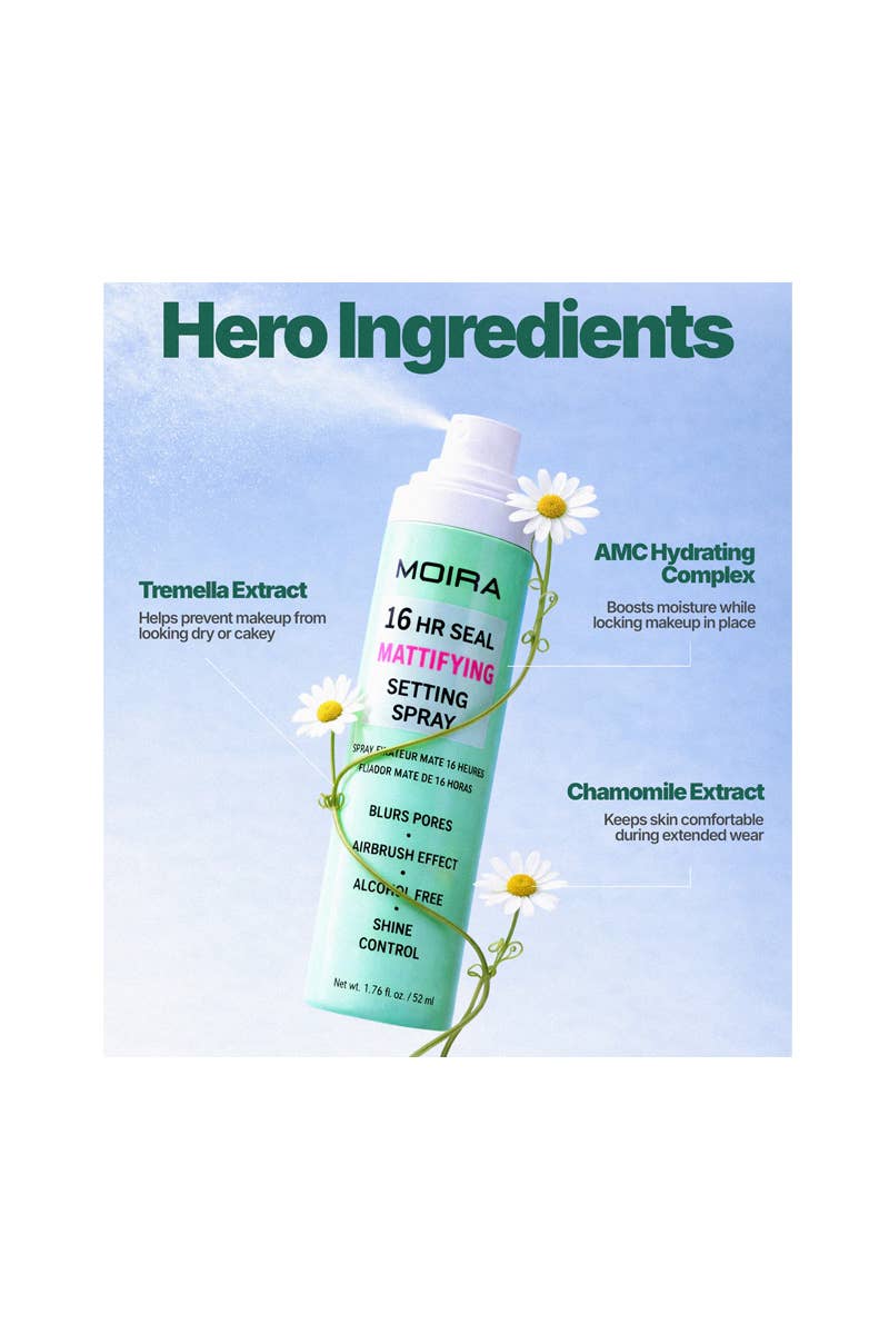 16HR Mattifying Setting Spray