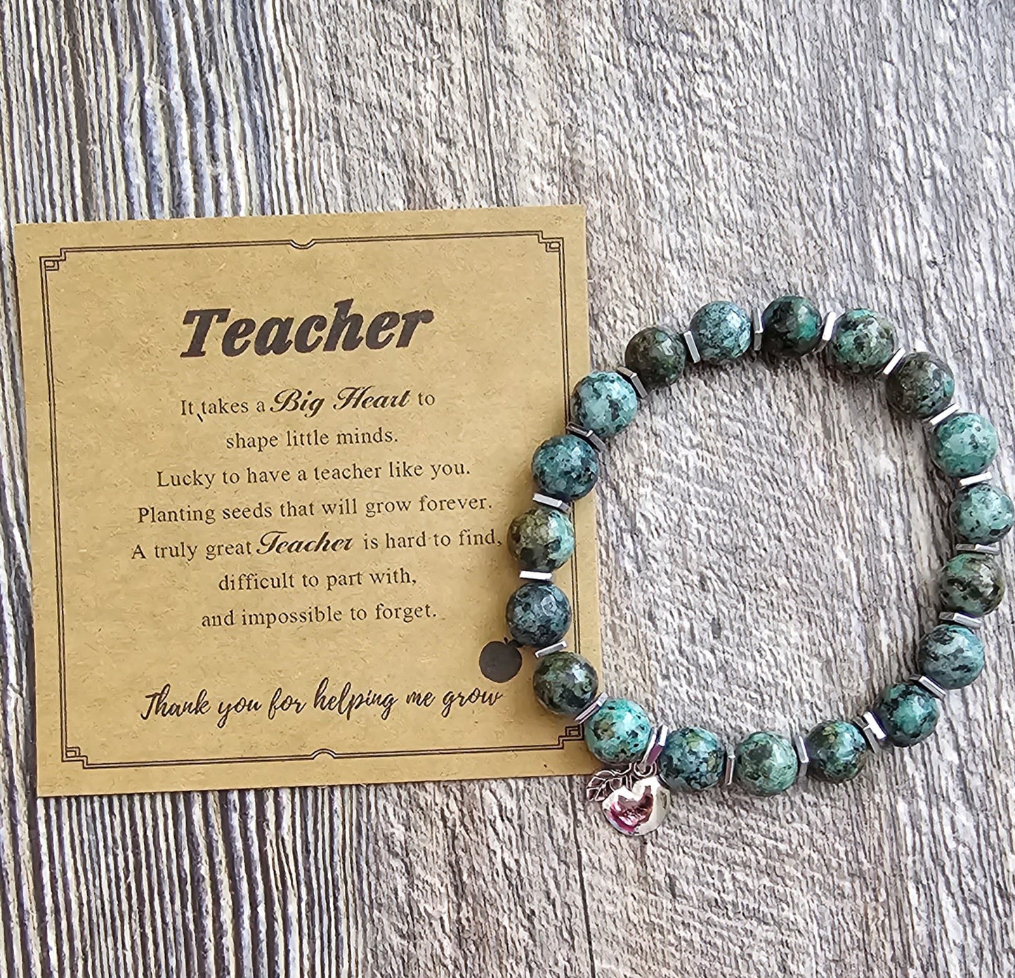 Teacher Gift Bracelet