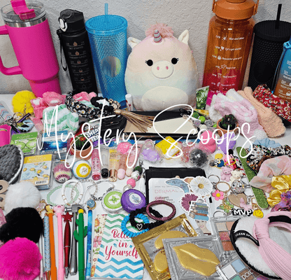 Mystery Variety Scoop, Sample Items, Front