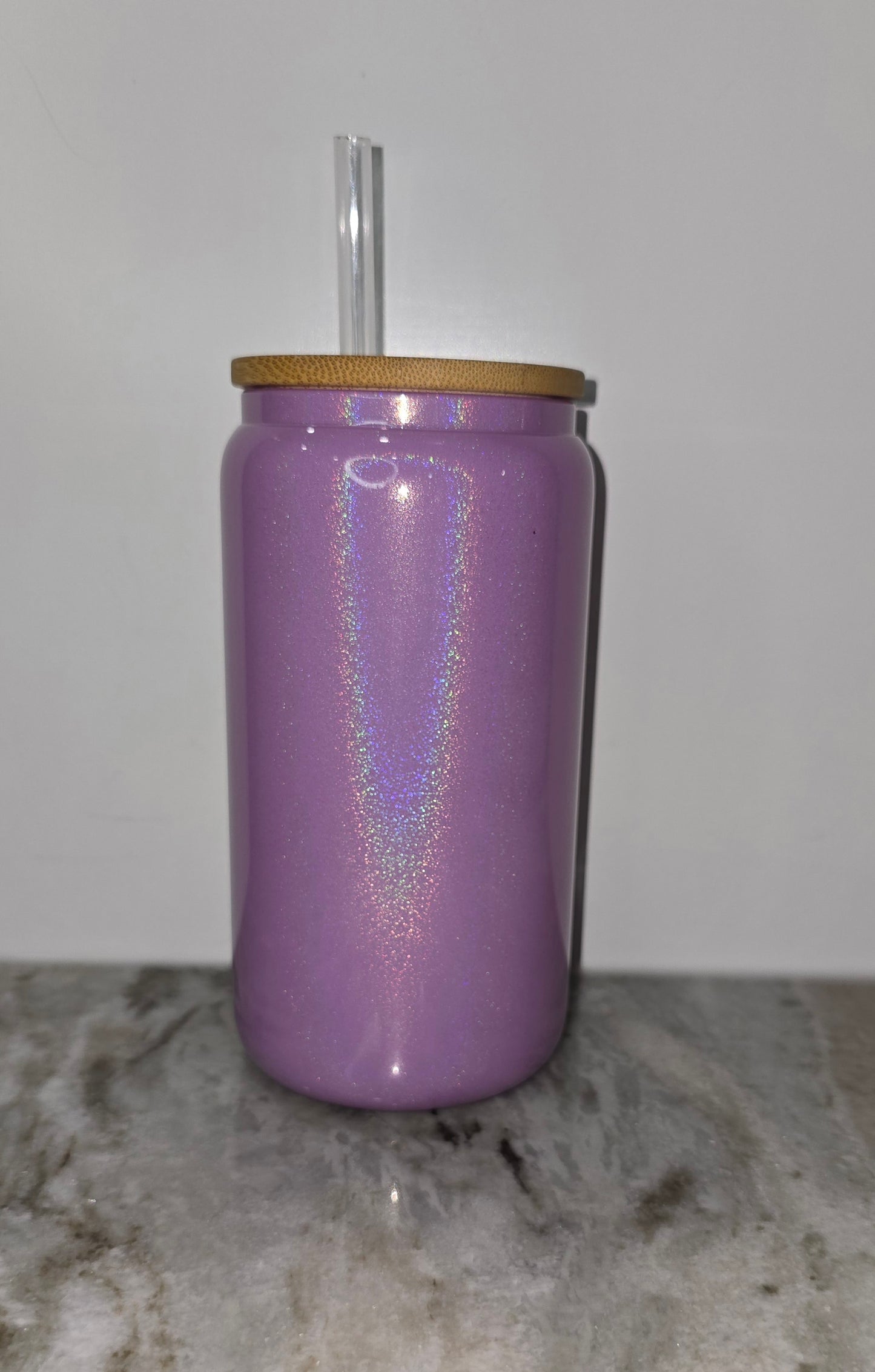 16oz Shimmer Glass Cups