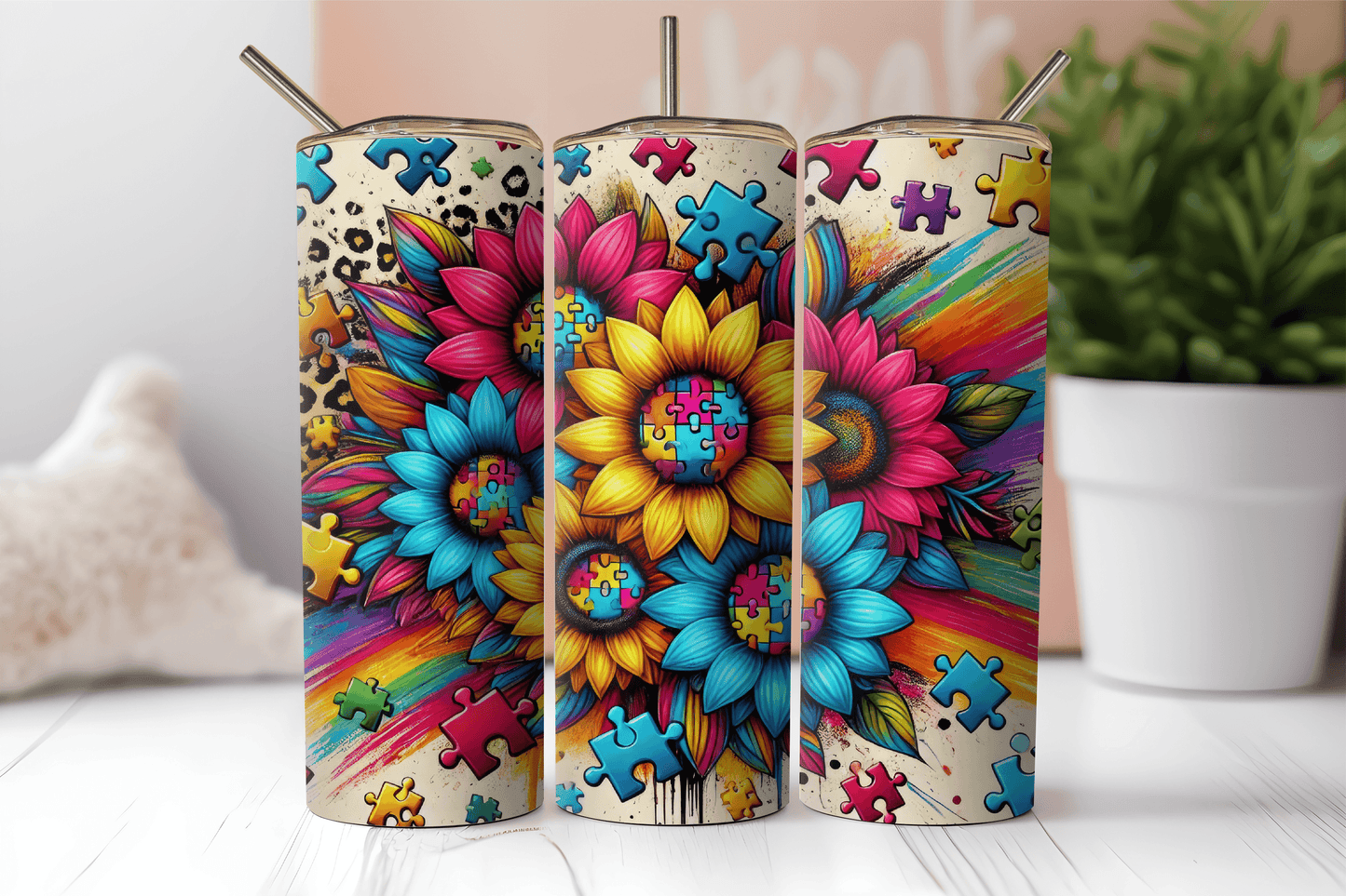 Autism Awareness, 20oz tumbler