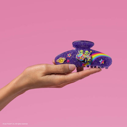 Lisa Frank x Kitsch Glitter Claw Clip in Zoomer & Zorbit