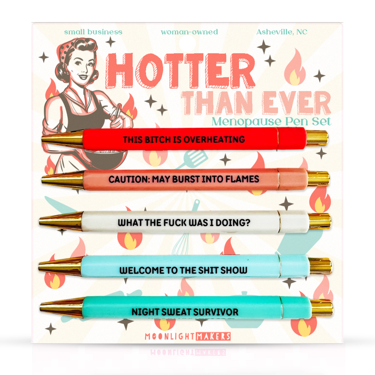 Hotter Than Ever Menopause Pen Set