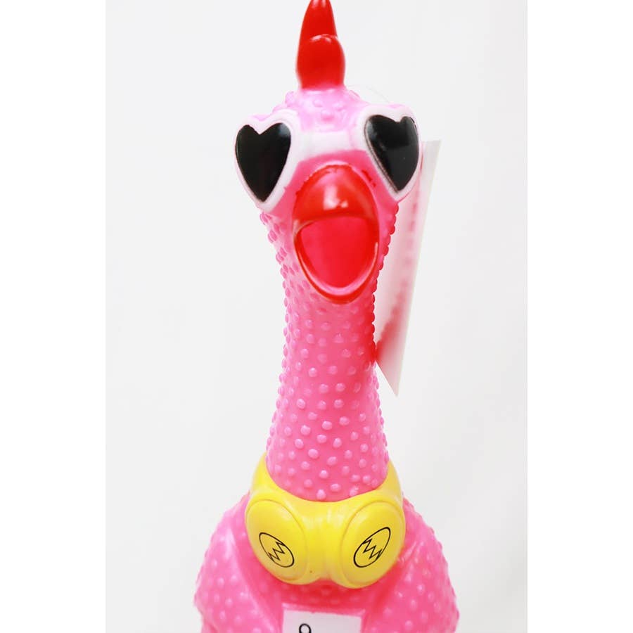 Rubber Chicken Squeaky Toy