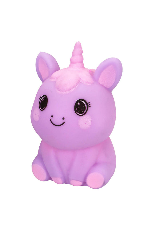 Cute Pastel Unicorn LED Light-Up Squishy Toy