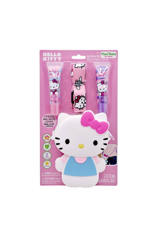 Hello Kitty Lip Gloss Set with Pouch
