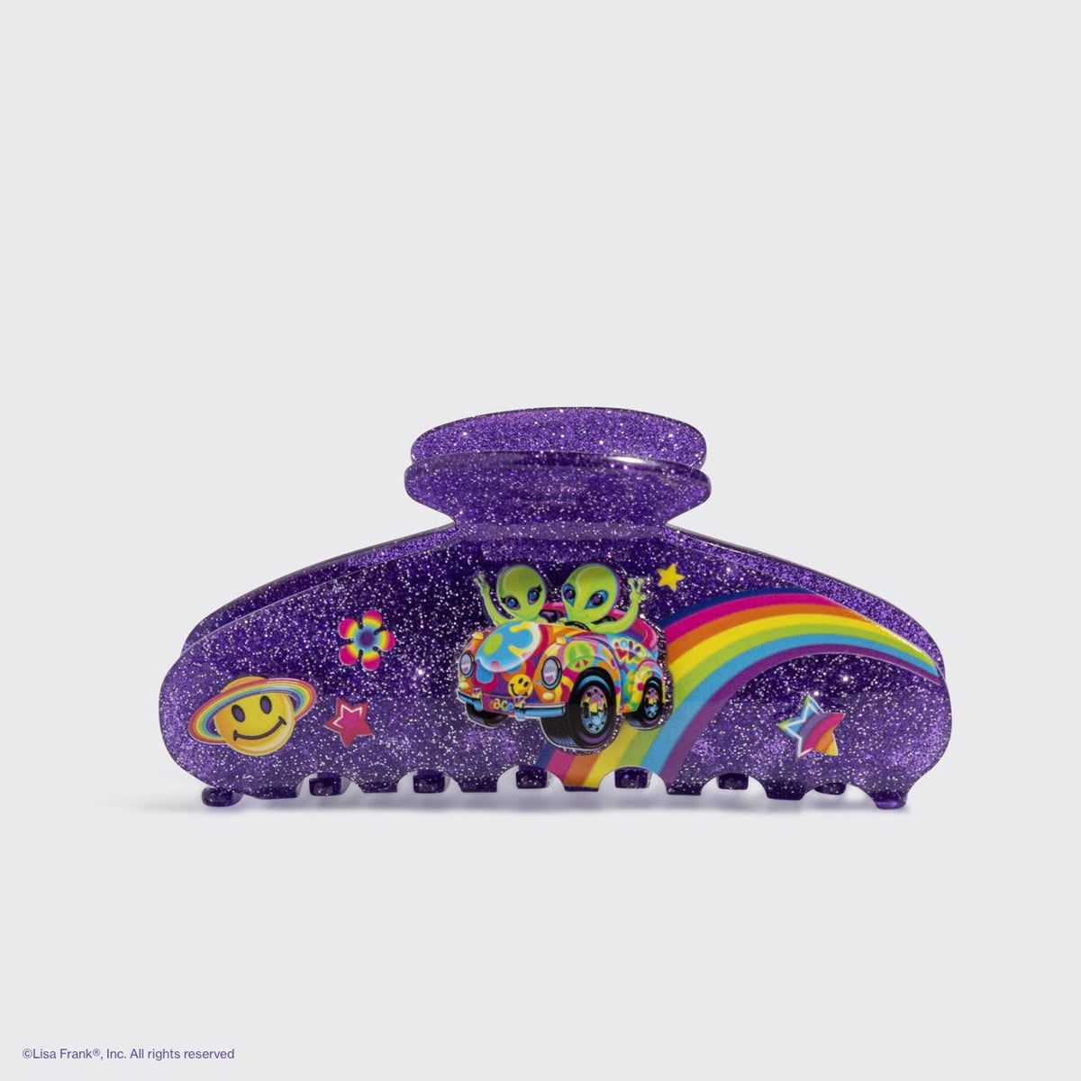 Lisa Frank x Kitsch Glitter Claw Clip in Zoomer & Zorbit