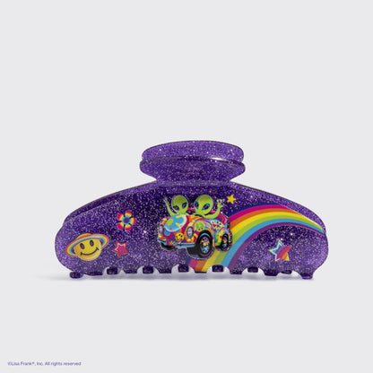 Lisa Frank x Kitsch Glitter Claw Clip in Zoomer & Zorbit
