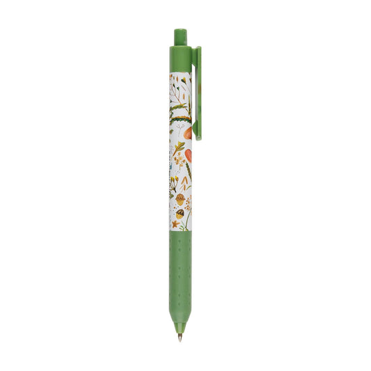 DreamBox Ballpoint Click Pen in a Gift Box - Greens & Flowers
