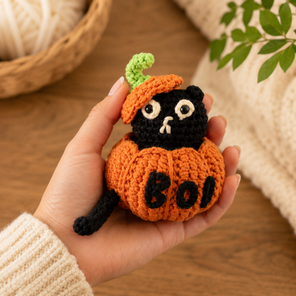 Halloween Crochet Kit for Beginners - Grumpy