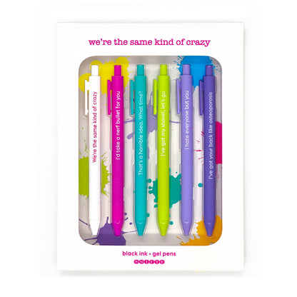 Same Kind of Crazy Quotable Gel Pen Set