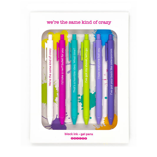 Same Kind of Crazy Quotable Gel Pen Set