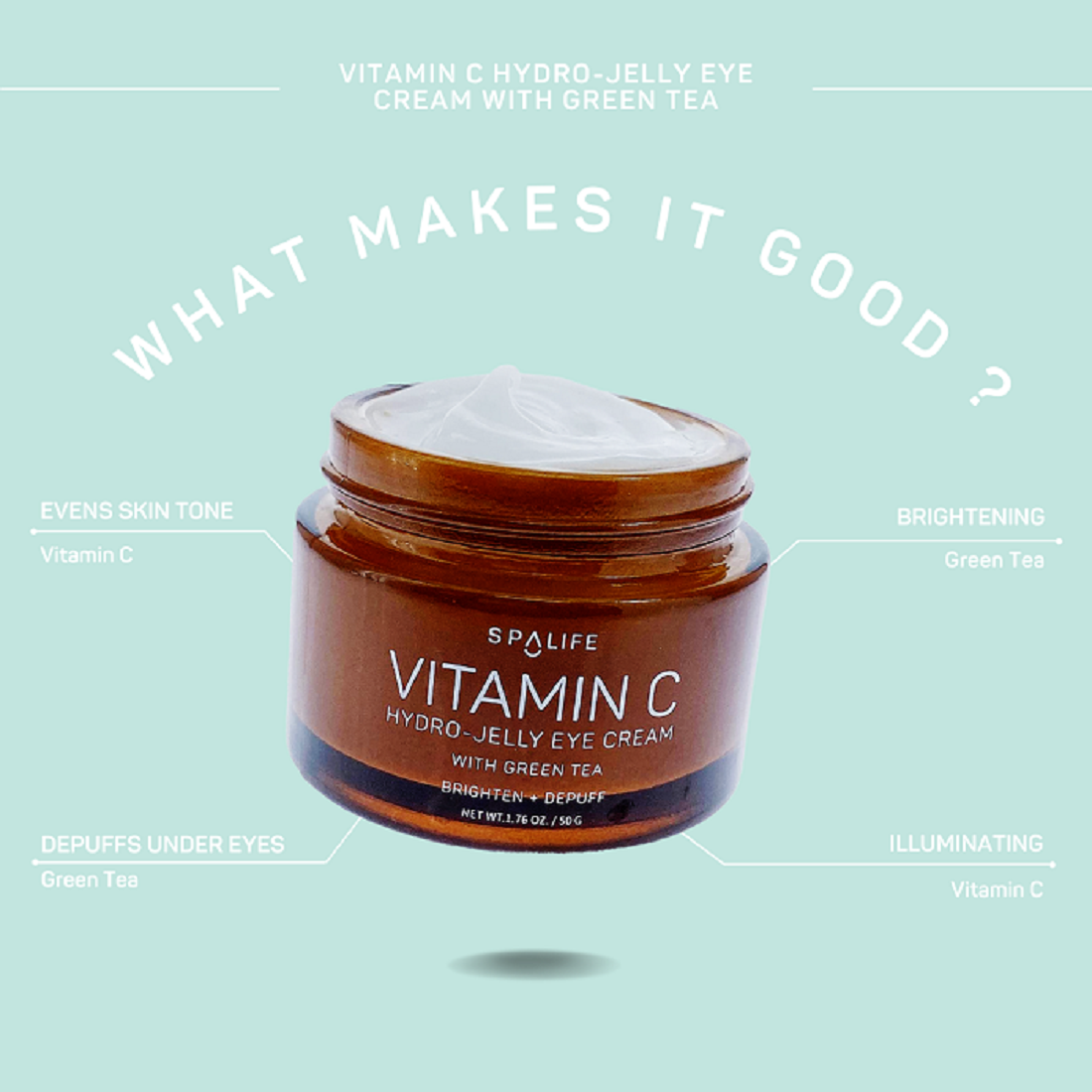 Brighten + Depuff Vitamin C Hydro-Jelly Eye Cream