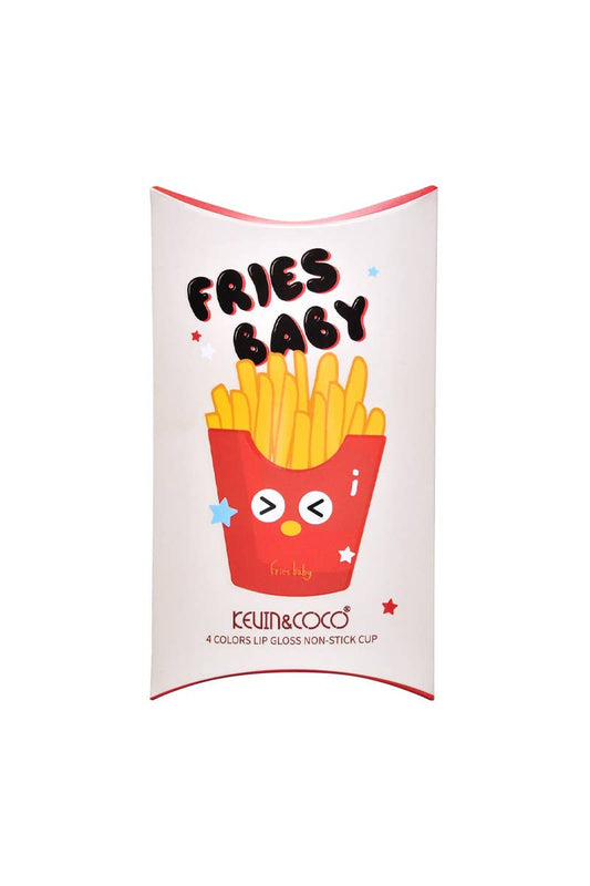 Kevin & Coco Fries Baby 4-Piece Mini Lip Gloss Set