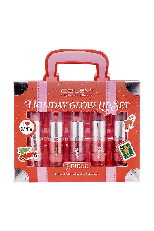 5pc Holiday Glow Lipstick Set