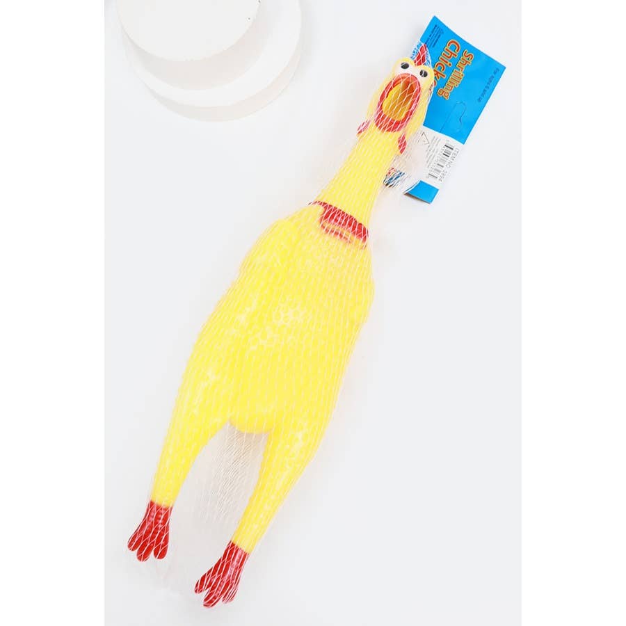 Rubber Chicken Shrilling Toy