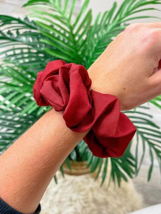 Large Scrunchie - Burgundy