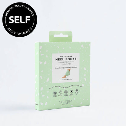 Moisturizing Gel Heel Socks - Green