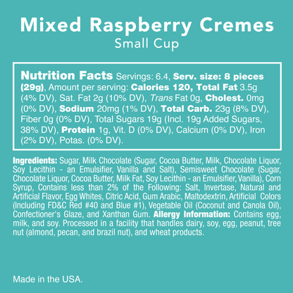 Mixed Choc Raspberry Cremes