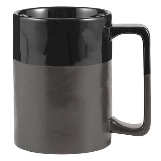 Glossy Black/Matte Grey Mug