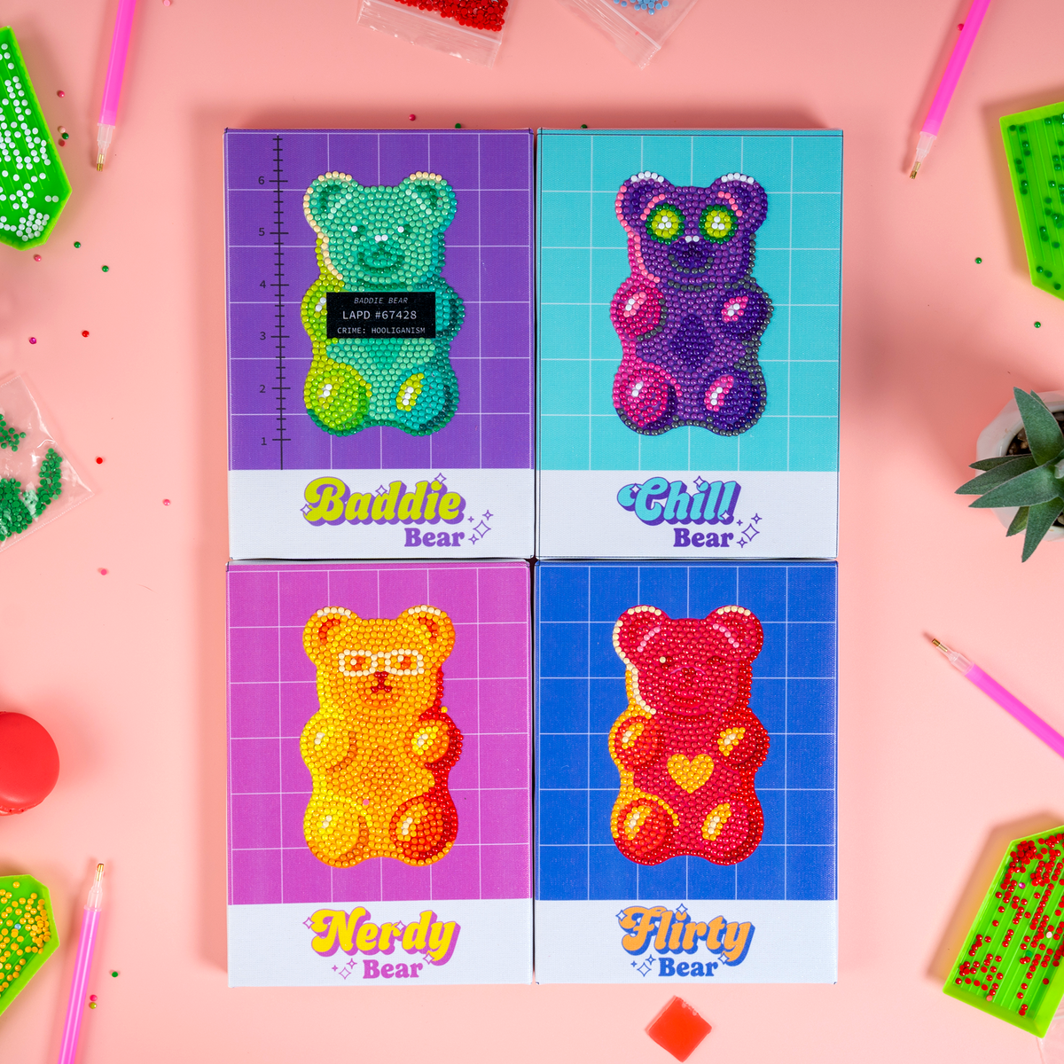 Diamond Art Girls' Night Kit - Bearsona