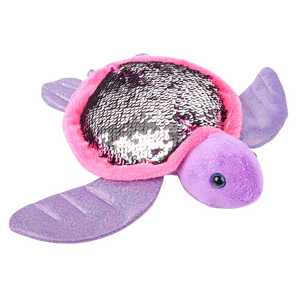 10" Sequin Sea Turtle Plush