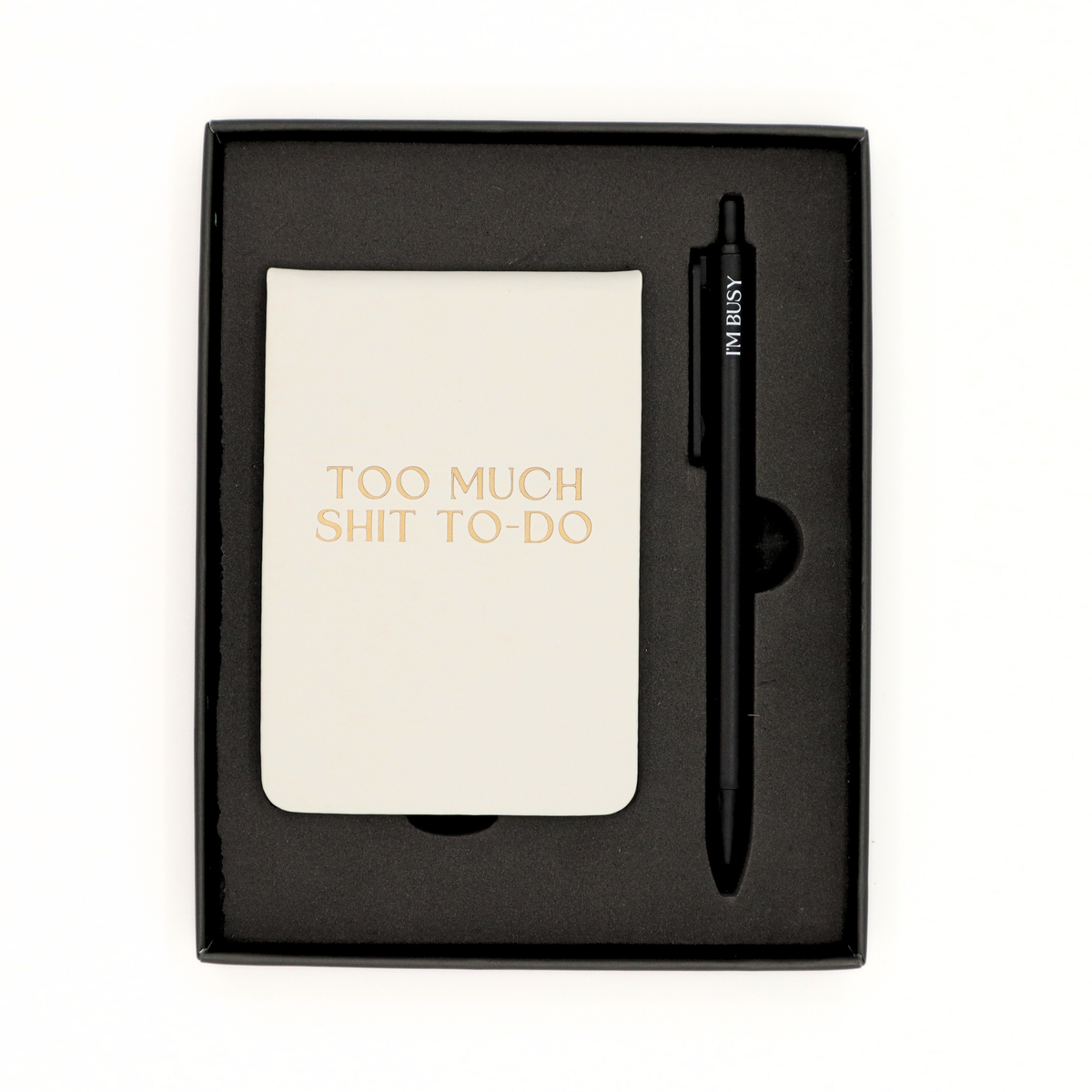 Pocket Journal & Pen Box Set Too Much Sh*t To Do