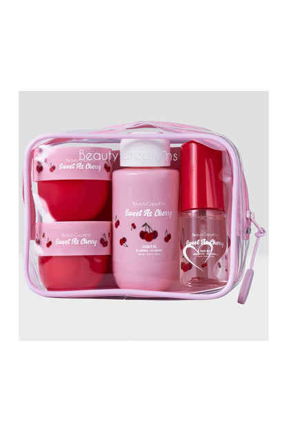 Beauty Creations Cherry Travel Body Care Kit