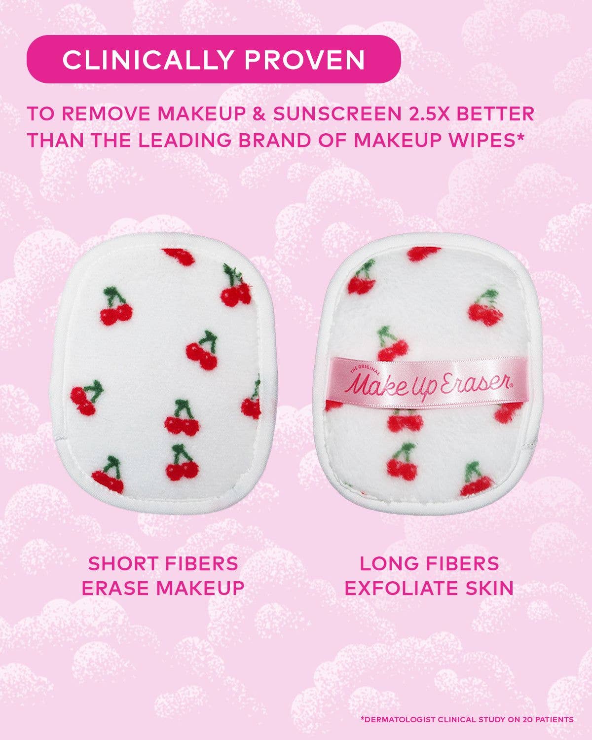 Cherry Crush MakeUp Eraser 7-Day Set