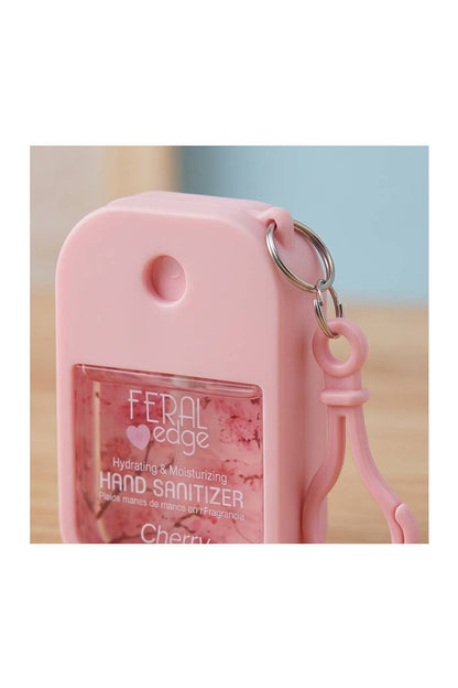 Scented Hand Sanitizer Spray with Silicone Keychain Case