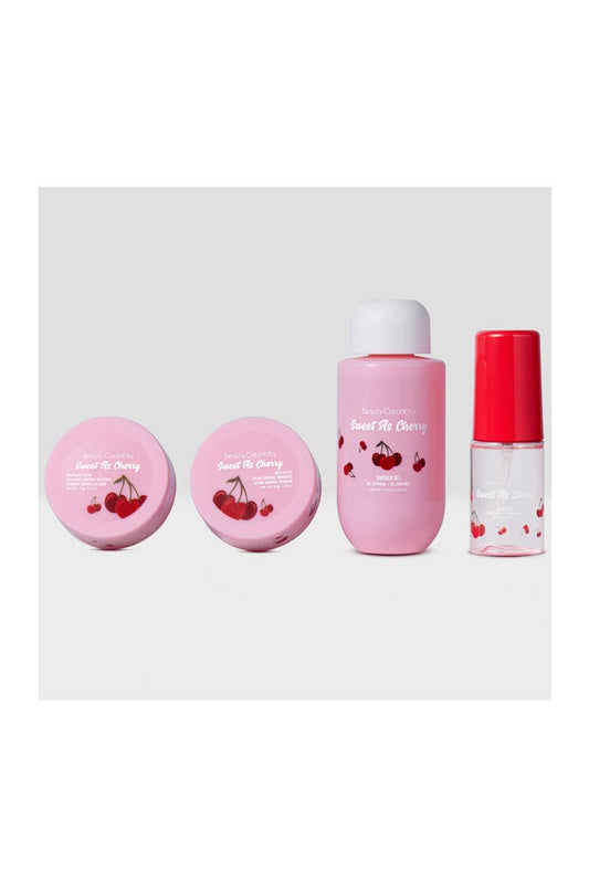 Beauty Creations Cherry Travel Body Care Kit