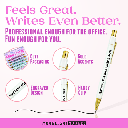 ADHD Girlie Pen Set