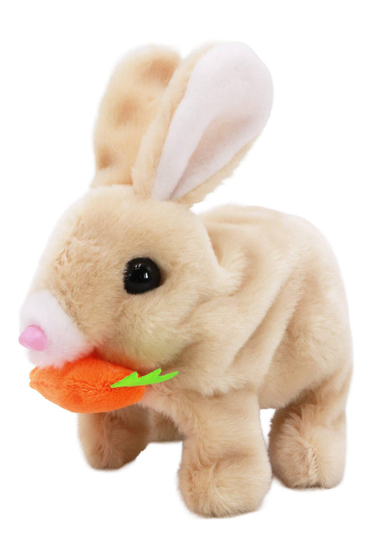 Fuzzy Walking Bunny Rabbit Sound Toy