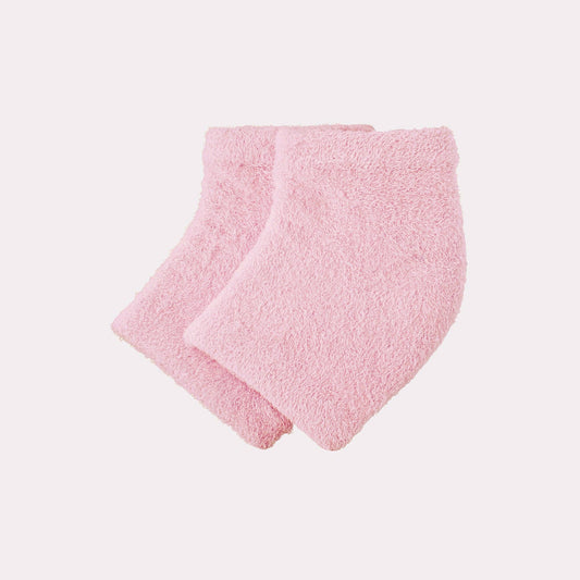 Moisturizing Gel Heel Socks - Pink