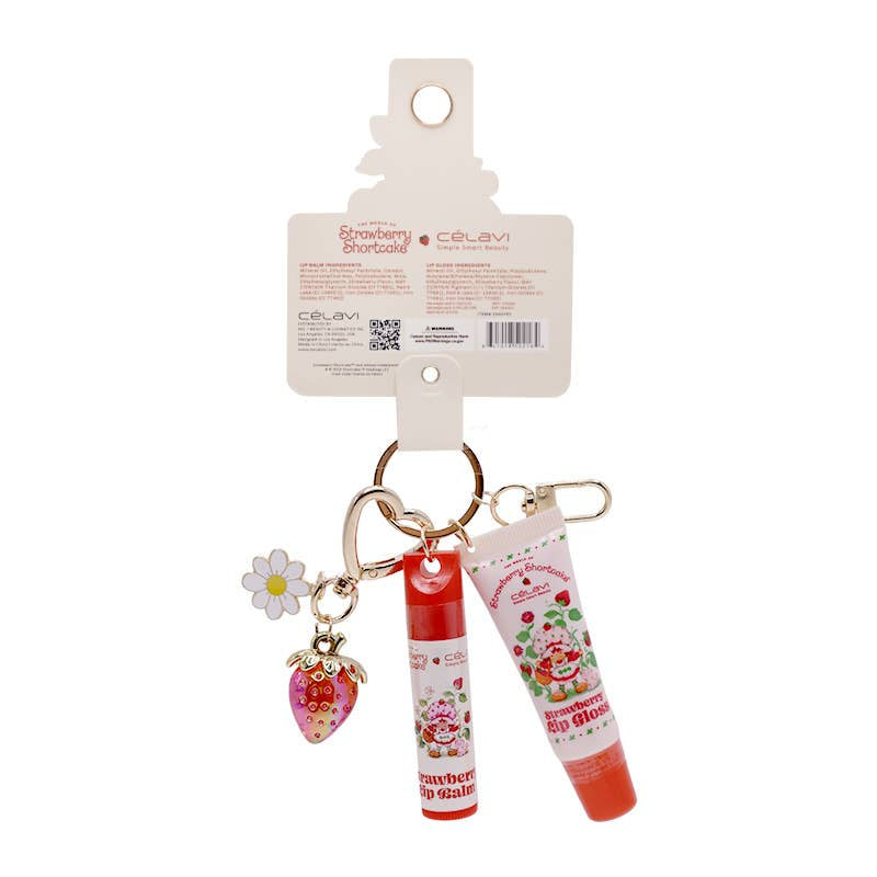 Celavi Strawberry Gloss Balm Duo w/ Charms