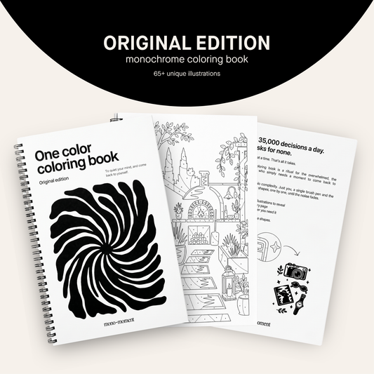 One Color Coloring Book - Original Edition