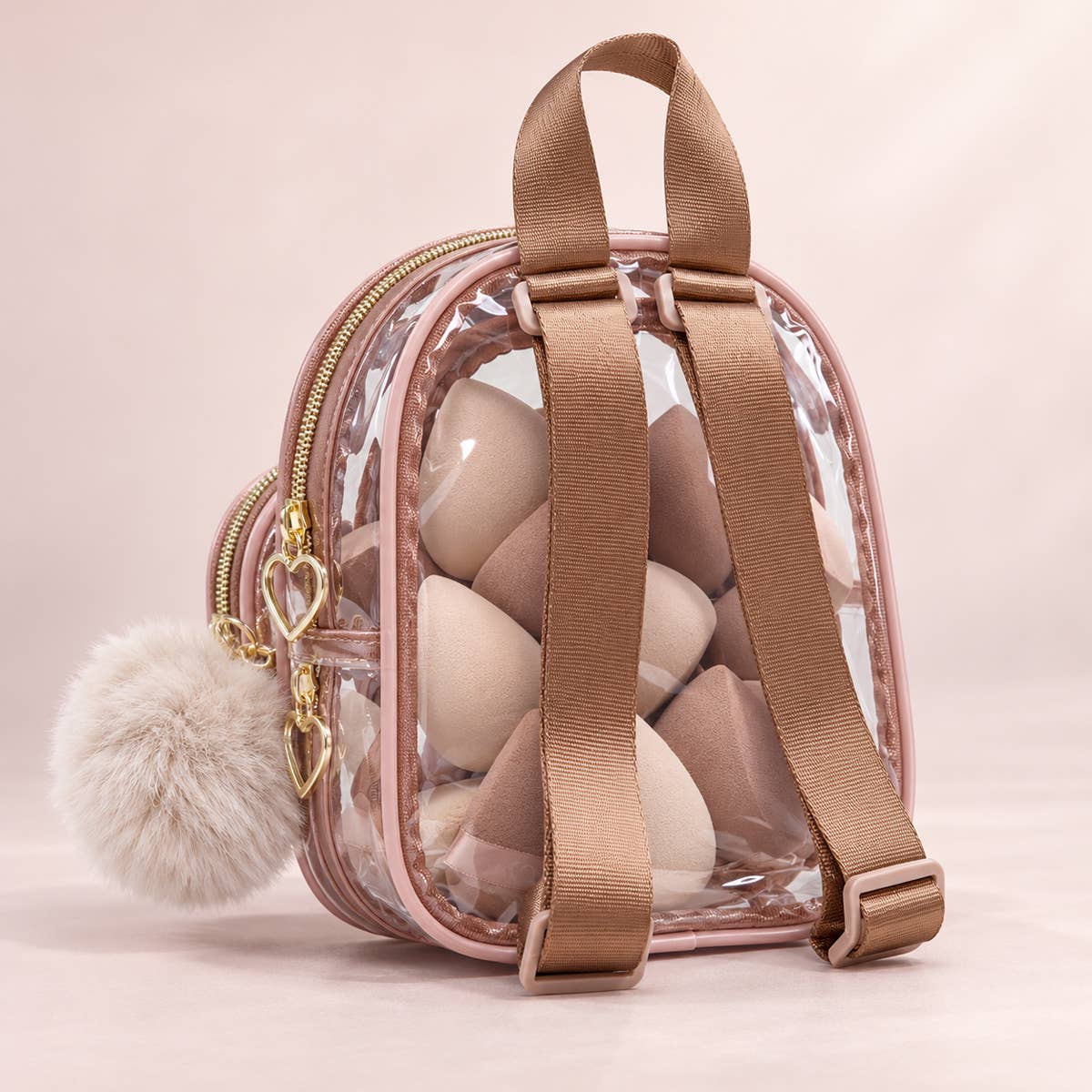 Nude Glam Sponge Set with Mini Backpack