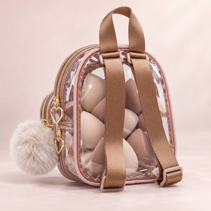 Nude Glam Sponge Set with Mini Backpack