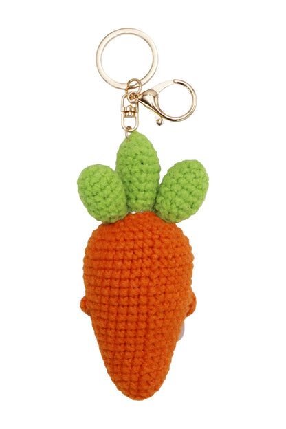 Emotional Support Food Crochet Key Chain
